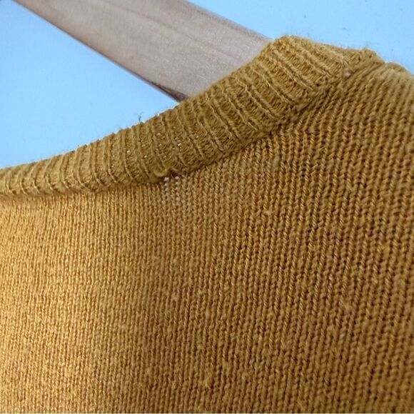 Simply Vera Vera Wang Cardigan Womens Sz XS Mustard Button Front Casual Colorful - Picture 6 of 11